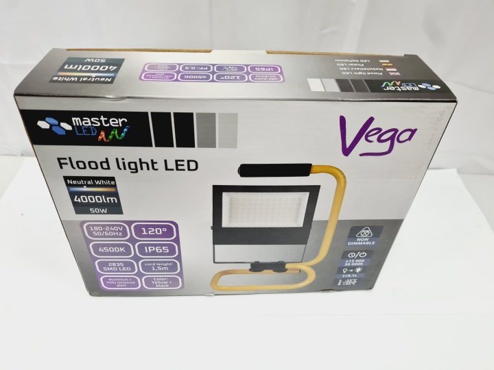 Фонарь переносной LED Masterled 50 Вт 4500 lm белый neutralny IP65, фото 1