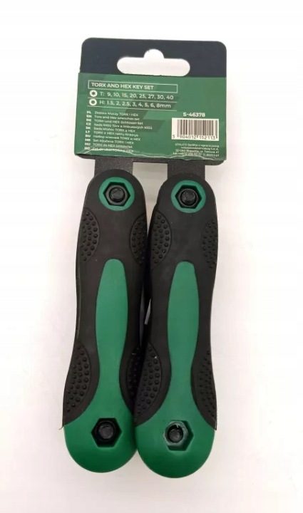 Stalco Комплект ключей Torx и HEX складной 16 элементов, фото 2