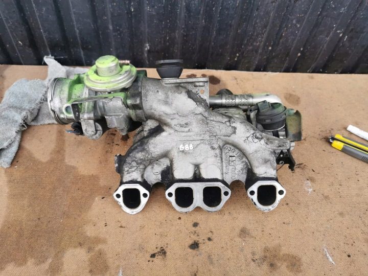 ВПУСКНОЙ КОЛЛЕКТОР SKODA VW AUDI SEAT 1.9TDI 03G129713C В СБОРЕ РАДИАТОР EGR, фото 2