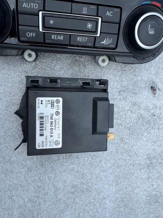 VW Sharan Seat Alhambra Webasto в сборе панель 7n0815005S, фото 2