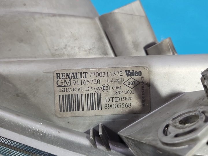 ФАРА ПРАВАЯ ФАРА ПЕРЕДНЯЯ OPEL VIVARO ЕВРОПА 7700311372 91165720 89005568, фото 10