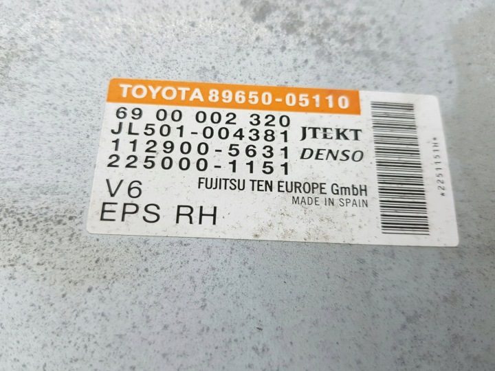 Toyota Avensis T270 2012 Модуль / Блок управления ЭУР руля, фото 7