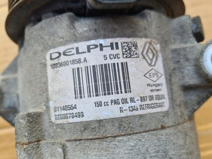 КОМПРЕССОР КОНДИЦИОНЕРА RENAULT SCENIC II 2 MEGANE 8200678499, фото 4
