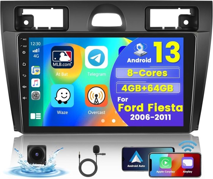 Магнитола навигация ANDROID Ford Fiesta mk6 2002-2007 GPS BT Wi-Fi, фото 1