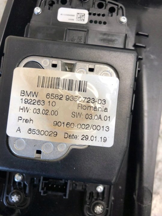 Декор тоннеля бардачок Idrive BMW F10 F11 рестайлинг 9206372 9350723, фото 8