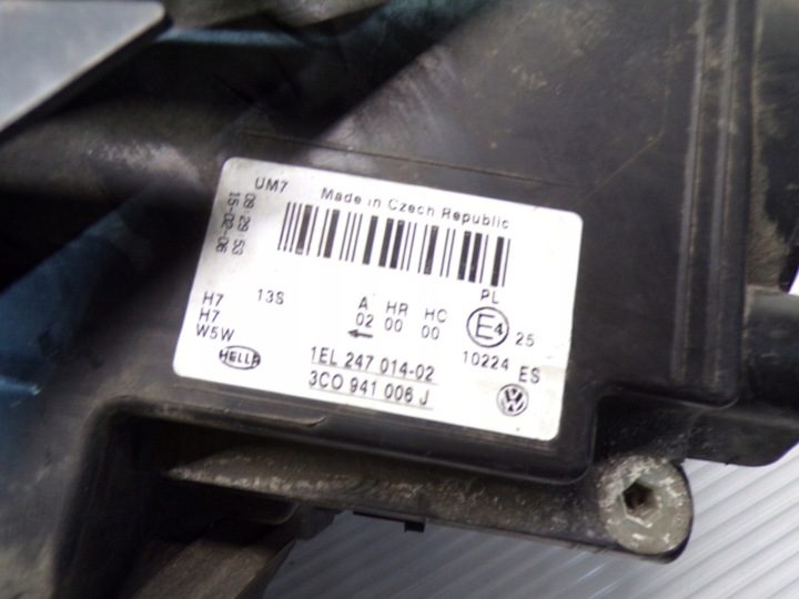 ФАРА ПРАВАЯ ПЕРЕДНЯЯ VOLKSWAGEN PASSAT B6 ЕВРОПА 3C0941006J, фото 5