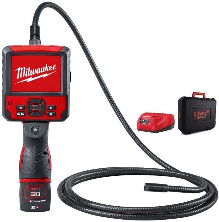 Cyfrowa инспекционная камера в кейсе, Milwaukee M12 IC AV3-201C, B6 АКБ, фото 10