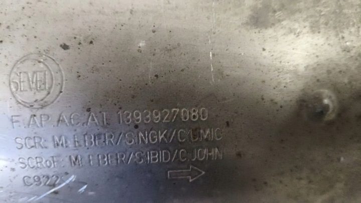 Peugeot OE 1393927080 DPF, фото 5