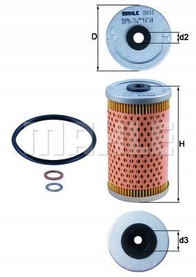 Knecht OX 33D Фильтр масляный, фото 9