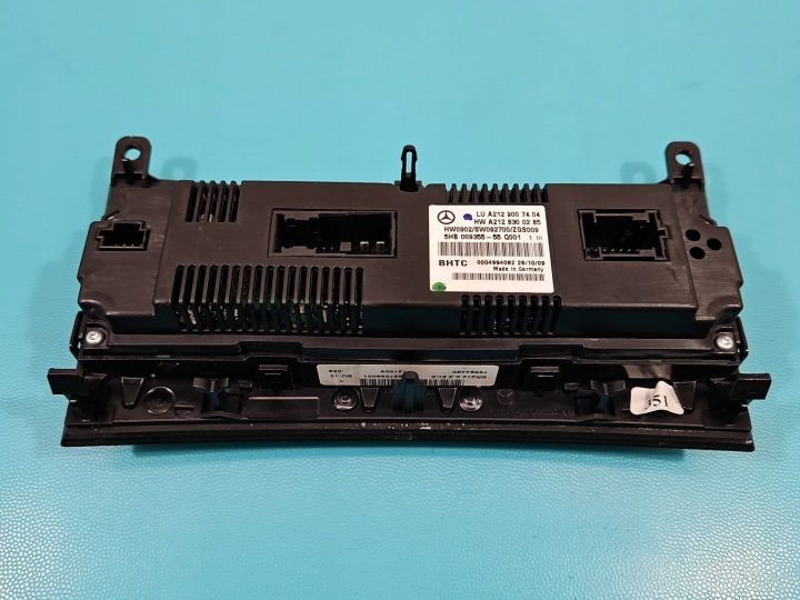 КОНСОЛЬ БЛОК УПРАВЛЕНИЯ ПЕЧКОЙ MERCEDES W212 A2129007404 A2128300285, фото 3