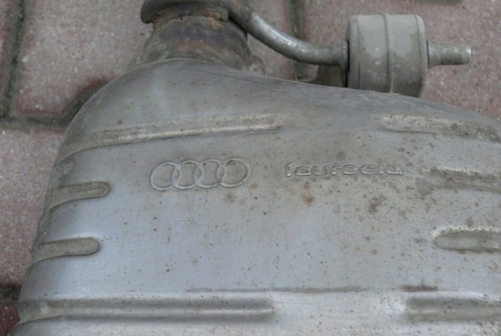 Задний глушитель правые Audi A6 C6 3.0 TDI 220 л.с. 04-08r. Quattro 4x4, фото 5
