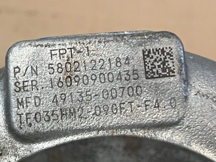 FIAT DUCATO 2,3 EURO 6 ТУРБИНА 5802122184, фото 8