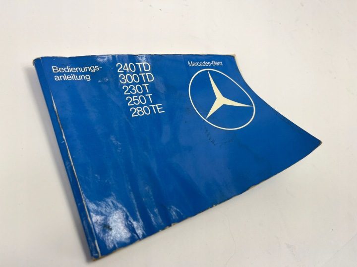 ИНСТРУКЦИЯ ПО ЭКСПЛУАТАЦИИ MERCEDES W123 240TD 300TD 230T 250T 280TE 1235848196 DE, фото 3