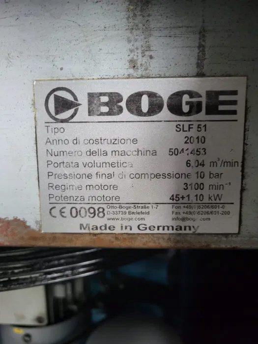 Компрессор масляный Boge SLF 51 0 l 10 бар, фото 6