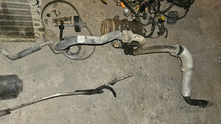 Кондиционер в сборе BMW e34 m50b20, фото 8