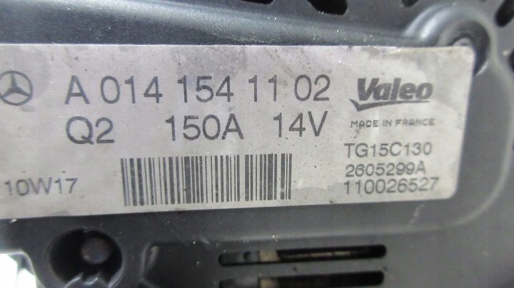 Mercedes w204 2.2 CDI a0141541102 генератор, фото 8
