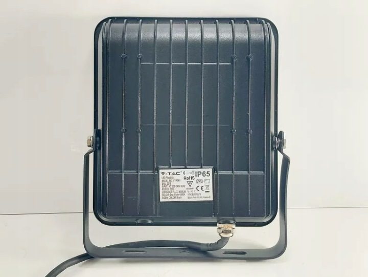 Прожектор LED водонепроницаемый 50W 4000K neutralny 8000lm 160lm/W IP65 V-TAC, фото 2