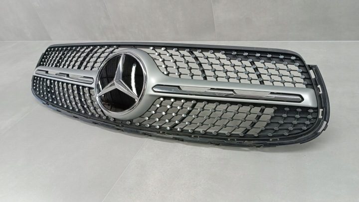 Решетка радиатора бампера передняя MERCEDES GLC AMG W253 253 X253 рестайлинг AMG 19-22, фото 3
