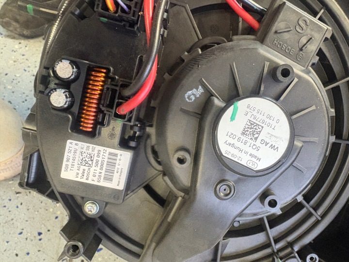 VW GOLF VII ОТОПИТЕЛЬ ВЕНТИЛЯТОР 5G0857939 5Q1819021, фото 10