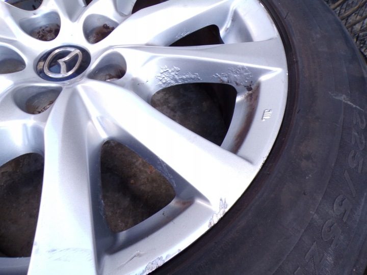 4× Литой диск Mazda OE 7.5" x 17" 5x114.3, фото 8