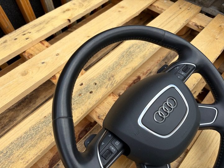 Руль Audi A6 C7 A8 D4 Q7 4L рестайлинг - хороший Wschowa, фото 5