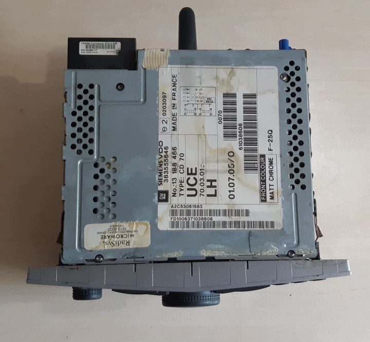 Автомагнитола Opel ASTRA H ZAFIRA B 1-DIN, фото 9