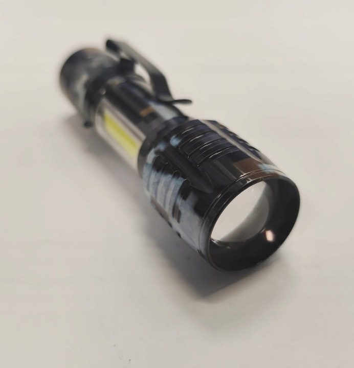 Фонарик ручной COB LED XP-E Mini велосипедный зум, фото 5