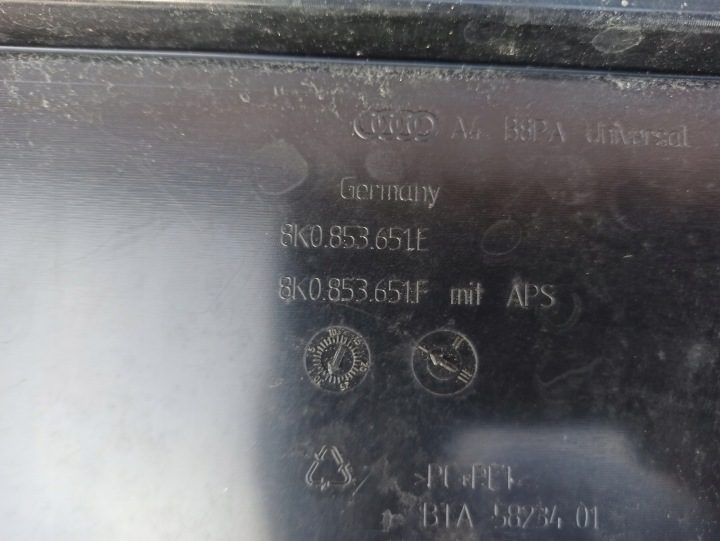 РЕШЕТКА РАДИАТОРА PDC AUDI A4 B8 РЕСТАЙЛИНГ 8K0853651E 11-15, фото 8