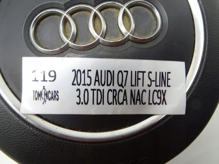 Подушка безопасности Airbag водителя Audi Q7 4L 4L0880201AN, фото 5