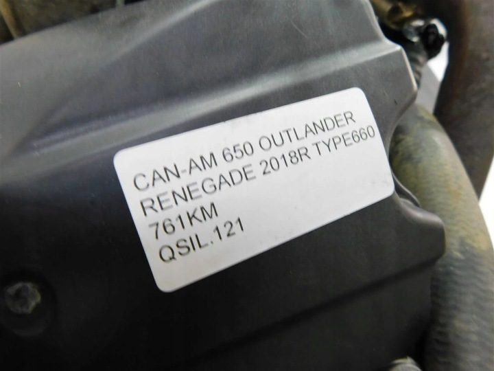 ДВИГАТЕЛЬ ATV CAN-AM 650 OUTLANDER RENEGADE 2018 TYPE660 761 л.с., фото 8