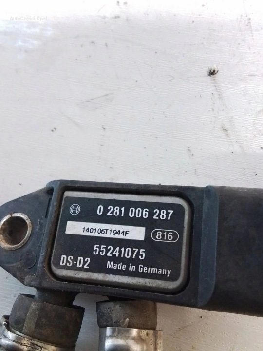Opel Combo D 1.3 ДАТЧИК ДАВЛЕНИЯ ВЫХЛОПНЫХ ГАЗОВ 55241075, фото 2