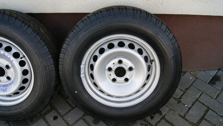 КОЛЕСА VOLKSWAGEN CRAFTER , MAN TGE 5X1120X16 ET 60 / 205/75/16 C CONTINENTAL, фото 7