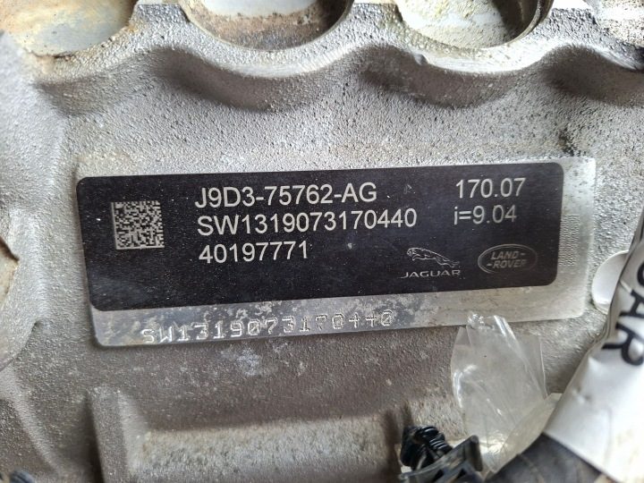 ДВИГАТЕЛЬ ЭЛЕКТРИЧЕСКИЙ ПЕРЕДНИЙ J9D3-75762-AG КОРОБКА JAGUAR I-PACE X590 EV400, фото 4