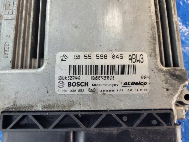 Opel-запчасти Zafira C ЭБУ двигателя 2.0 CDTI 55598045 Kody!, фото 4