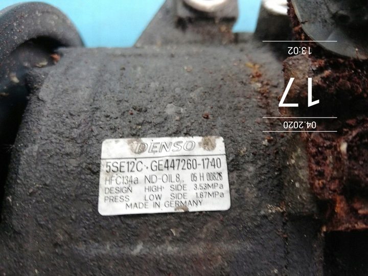 Toyota OE 447260-1740 компрессор кондиционера, фото 2