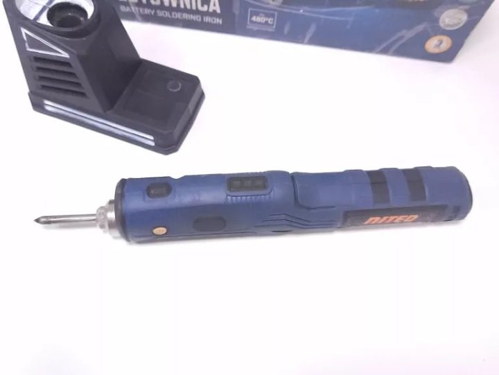 ПАЯЛЬНИК АККУМУЛЯТОРНЫЙ 37V Z KONTROLĄ ТЕМПЕРАТУРЫ 450°C LEKKA I PRECYZYJNA, фото 6