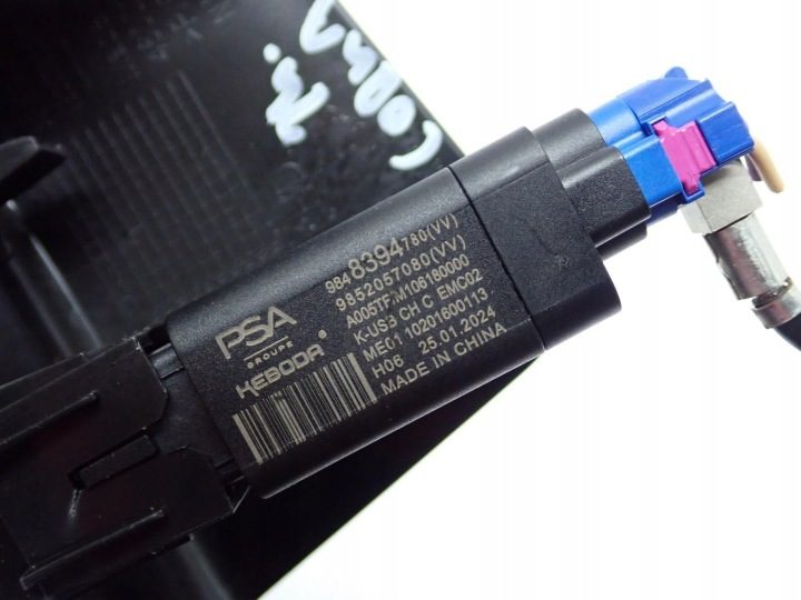 ГНЕЗДО ПОРТ USB 12V ЕВРОПА 9848394780 OPEL CORSA F 24 г., фото 3
