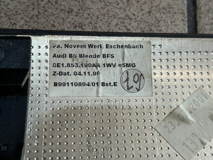 Дерево декор молдинг декоративный панели Audi A4 B6 B7 европа, фото 11