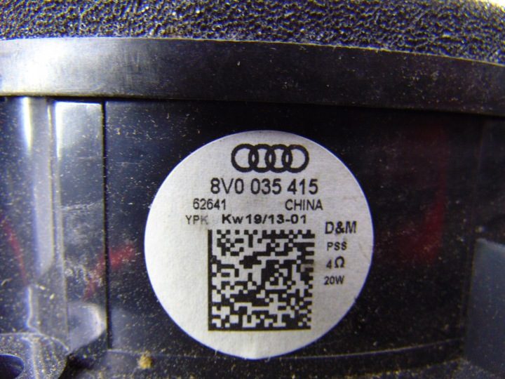 ДИНАМИК ДВЕРИ ПЕРЕДНИЙ AUDI A3 S3 8V 8V0035415, фото 3