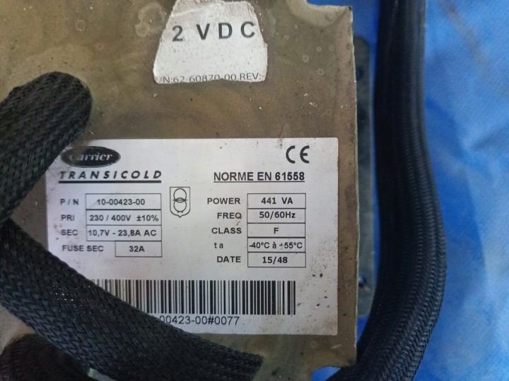 Трансформатор рефрижератор Carrier Xarios 10-00423-00 12V, фото 1