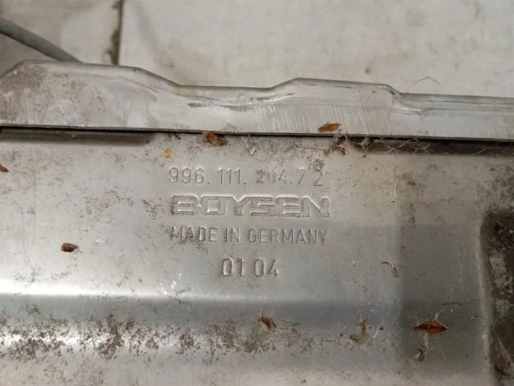 Глушитель выпускной турбо Porsche 911 996 99611102775 X54, фото 7