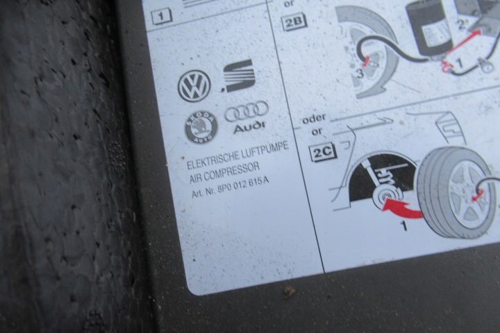AUDI A3 8P 2.0 TDI ПОРОЛОН ВСТАВКА БАГАЖНИКА, фото 3