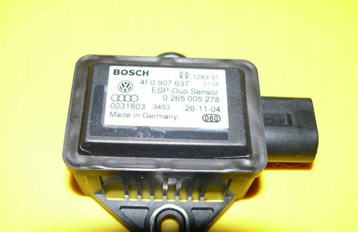 Датчик модуль датчик ускорения ESP Audi A6 C6 4F0907637 0265005278, фото 2
