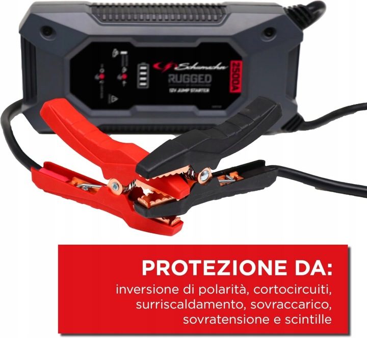 SCHUMACHER Rugged SBX 464 Повербанк Аккумулятор 2500A 12V Booster KFZ, фото 4