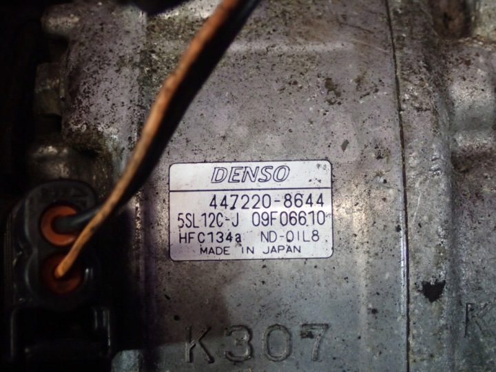 КОМПРЕССОР КОНДИЦИОНЕРА 447220-8644 FIAT BRAVO II 1.9 JTD 150 Л.С. 07-11, фото 12