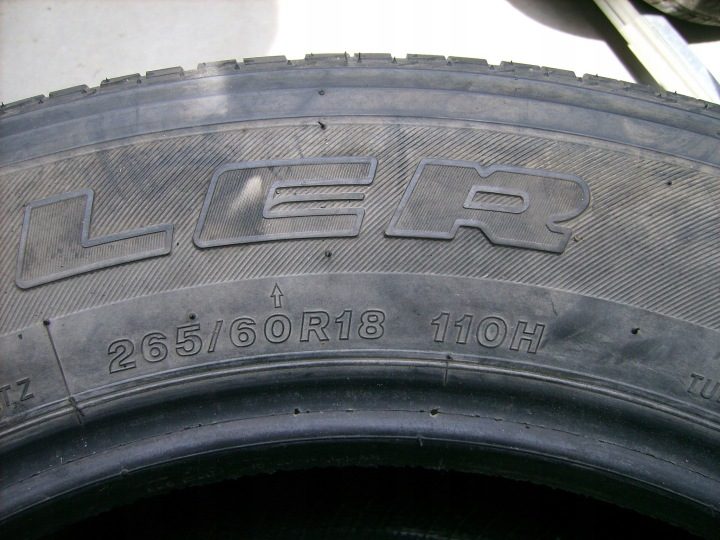 Шина летняя Bridgestone Dueler H/T 684 II 265/60R18 110 H, фото 5