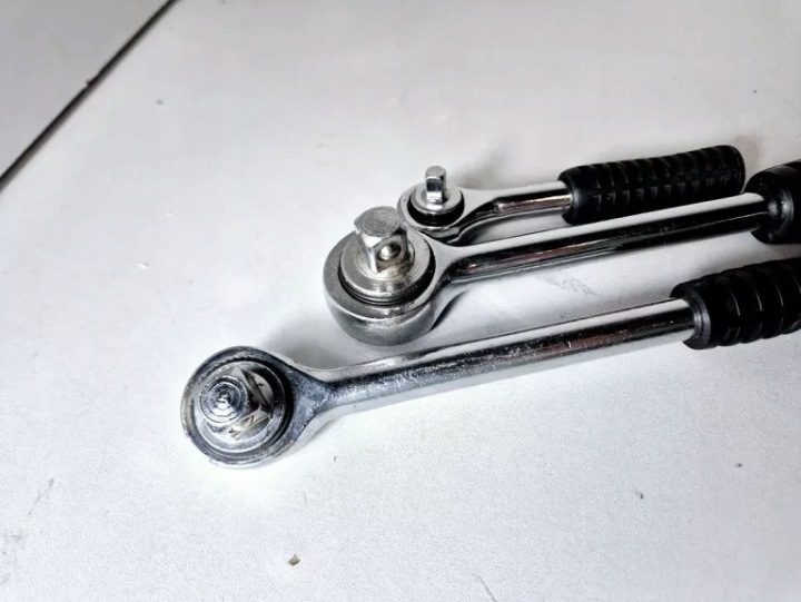Комплект торцевых головок с трещоткой AMIO 1/4" 4-13mm 11 шт., фото 2