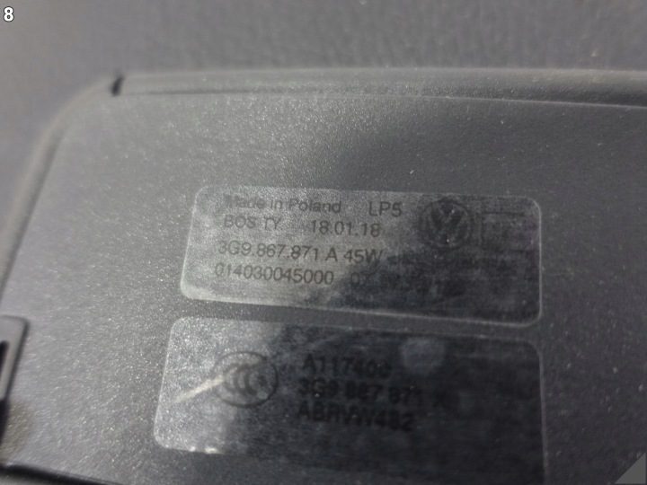 VW Passat B8 3G0 универсал рестайлинг 14-23 шторка обшивка багажника 3G9867871A, фото 9