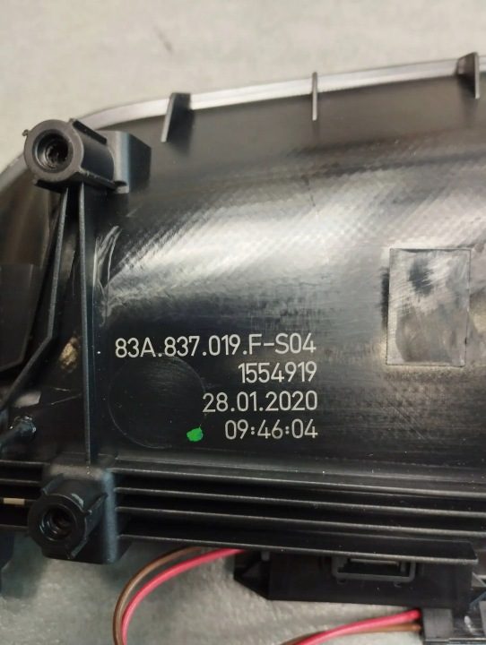 Audi Q3 F3 23A РУЧКА ВНУТРЕННЯЯ ЛЕВАЯ ЗАДНЯЯ 83A837019F, фото 3
