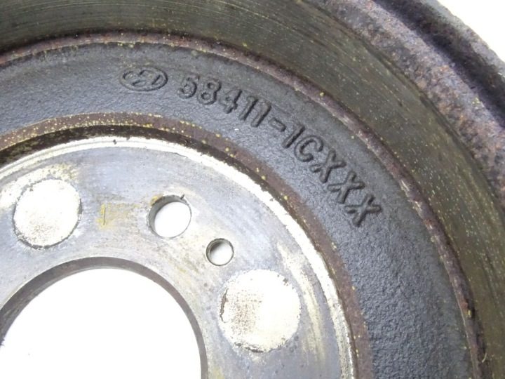 HYUNDAI GETZ 02-09 БАРАБАН ТОРМОЗНОЙ ЗАДНИЙ, фото 3